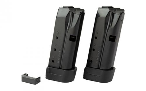 Shield Arms Magazine, Z9, 9MM, 9 Rounds, Fits Glock 43, Black , 2 Pack, Includes Steel Magazine Release Z9-COMBO-2M-1C