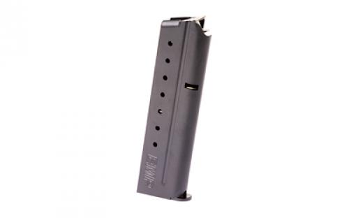 Springfield Magazine, 40 S&W, 8 Rounds, Fits 1911 EMP CCC, Flush Fit, Steel, Blued Finish PI6064