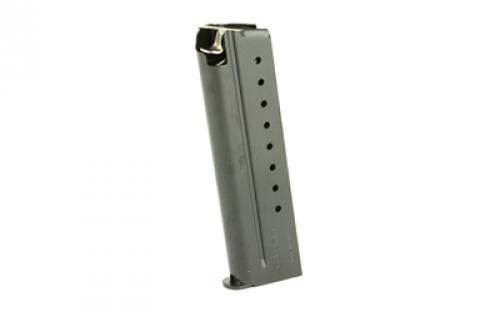 Springfield Magazine, 9MM, 9 Rounds, Fits 1911 EMP CCC, Flush Fit, Steel, Blued Finish PI6065