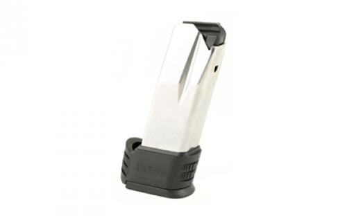 Springfield Magazine, 45 ACP, 13 Rounds, Fits Springfield XDM Compact, with Sleeve for Backstrap 2, Stainless, Silver XD45452