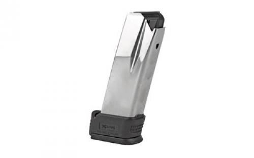 Springfield Magazine, 45 ACP, 13 Rounds, Fits Springfield XD Compact, with Sleeve Extension, Stainless, Silver n, Stainless Finish XD4546