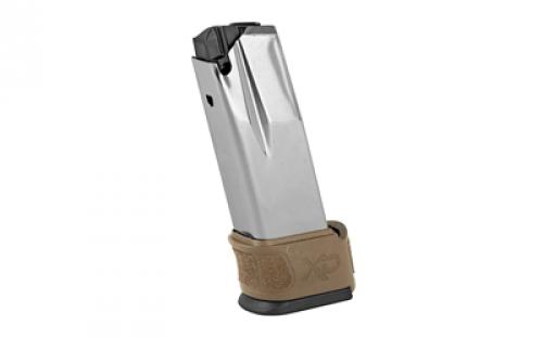 Springfield Magazine, 45 ACP, 13 Rounds, Fits XD-Mod.2 Subcompact, with Flat Dark Earth Sleeve Extension, Stainless, Silver XDG4550FDE