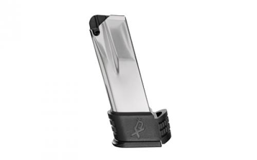 Springfield Magazine, 10MM, 15 Rounds, Fits XDME Compact, With Sleeve for Backstrap 2, Silver XDME50152