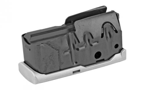 Savage Magazine, Bottom Release, Short Action, 25-06 Rem,/ 270 Win/ 30-06 Springfield, 4 Rounds, Fits 110/114/116C, Stainless Finish 55109