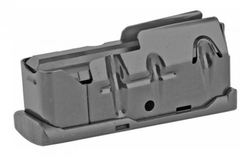 Savage Magazine, Bottom Release, Long Action, 25-06 Remington/270 Winchester/30-06 Springfield, 4 Rounds, Fits 10FC/11FC/12FCV/12LRP/10 Predator Hunter/110/IMPULSE, Matte Blued Finish 55117