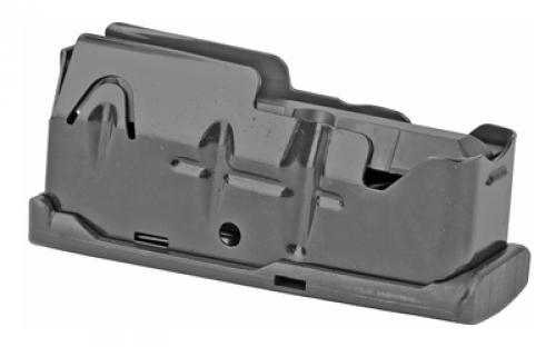 Savage Magazine, Bottom Release, Long Action, 25-06 Remington/270 Winchester/30-06 Springfield, 4 Rounds, Fits 10FC/11FC/12FCV/12LRP/10 Predator Hunter/110/IMPULSE, Matte Blued Finish 55117