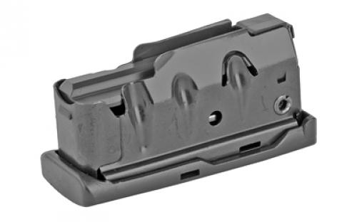 Savage Magazine, Bottom Release, Short Action, 204 Ruger/223 Remington, 4 Rounds, Fits 10FC/11FC/12FCV/12LRP/10 Precision Carbine/10 Predator Hunter/110, Matte Blued Finish 55155