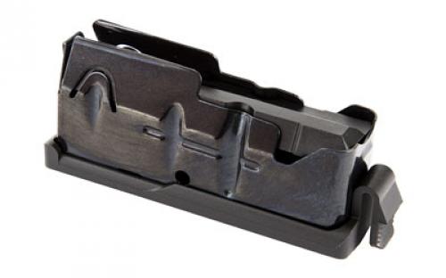 Savage Magazine, Integral Release, 25-06 REM, 270 Winchester/30-06 Springfield/280 Ackley, 4 Rounds, Fits AXIS/AXIS Stainless/11 Light Weight Hunter/11Trophy Hunter XP/10 Trophy Hunter XP/11 Lady Hunter/11 Hunter XP/16 Trophy Hunter XP/110 Engage Hunter XP/11 DOA Hunter XP/110 APEX XP/110 (long action)/110 Ultralite Matte Blued Finish 55233