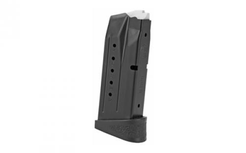 Smith & Wesson Magazine, 9MM, 12 Rounds, Fits M&P Compact, with Black Finger Rest, Steel, Black 194530000