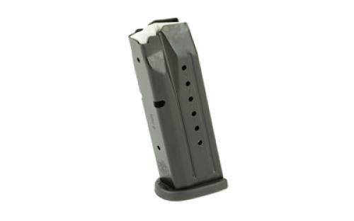 Smith & Wesson Magazine, 9MM, 15 Rounds, Fits M&P M2.0 Compact, Steel, Black 3008590