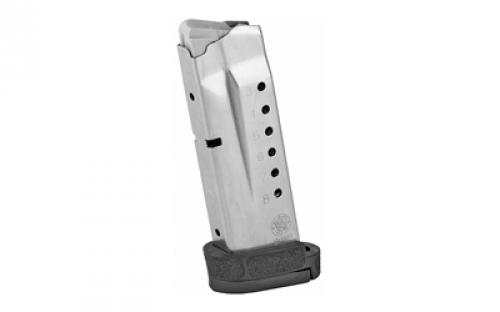 Smith & Wesson Magazine, 9MM, 8 Rounds, Fits Shield M2.0,  with Finger Rest, Stainless 3009876