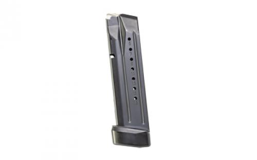 Smith & Wesson Magazine, 9MM, 17 Rounds, Fits S&W Competitor, Steel, Black 3015717