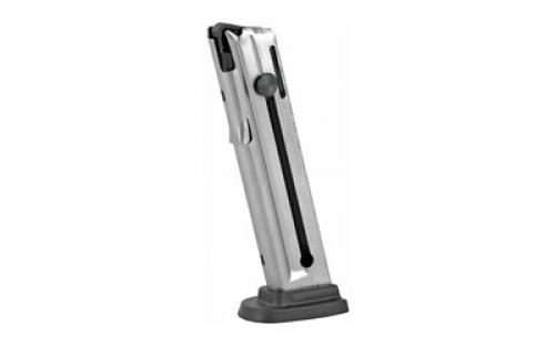 Smith & Wesson Magazine, 22LR, 10 Rounds, Fits M&P 22, Stainless Finish, Silver 422500000