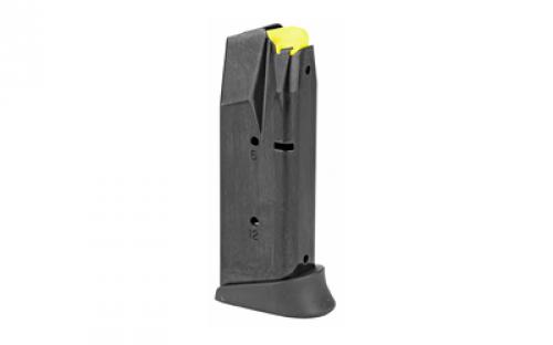 Taurus Magazine, 9MM, 12 Rounds, Fits Taurus G2C and G3, with Finger Rest, Black 358-0005-01