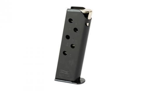 Walther Magazine, 380ACP, 6 Rounds, Fits Walther PPK, Anti-Friction Coating, Black 2246024