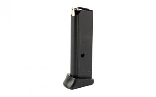 Walther Magazine, 380ACP, 6 Rounds, Fits Walther PPK, with Finger Rest, Anti Friction Coating, Black 2246026