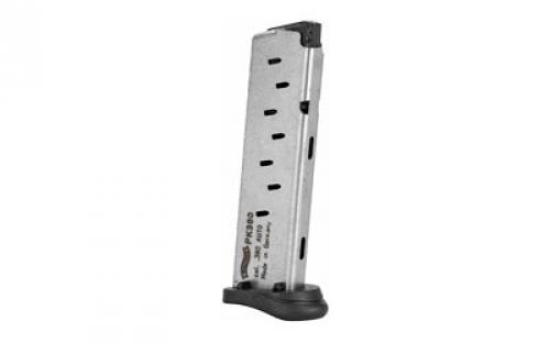 Walther Magazine, 380ACP, 8 Rounds, Fits PK380, Stainless 505600