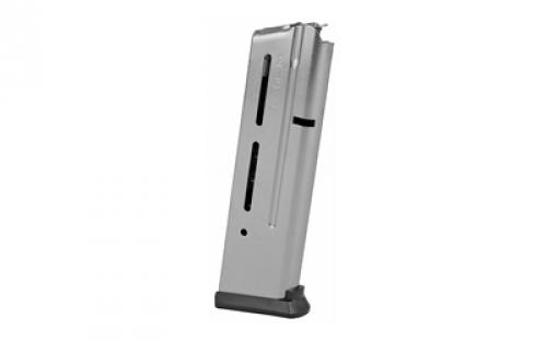 Wilson Combat Magazine, Elite Tactical Magazine, 9MM, 10 Rounds, Fits 1911, Stainless 500-9