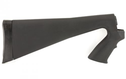 ATI Outdoors Stock, Fits Mossberg/Winchester/Remington, 12Gauge, Butt Stock, with Pistol Grip, Black SPG0100