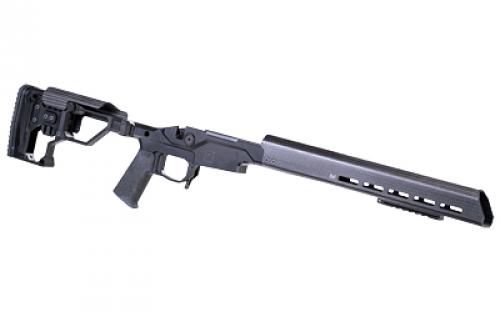 Christensen Arms Modern Precision Rifle Chassis, Black Anodized, Fits Remington 700 Short Action, 14" M-Lok Forend 810-00001-00