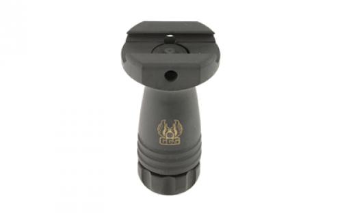 GG&G, Inc. Vertical Forend Grip, Fits Picatinny, Short, Fits AR-15, Black GGG-1543