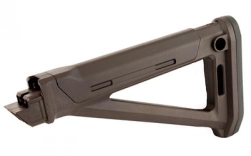 Magpul Industries MOE AK Stock, Fits AK Variants Except Yugo Pattern or Norinco Type 56S/MAK90 Rifles, Internal Storage Compartment, Rubber Butt-Pad, Rear Sling Mounts, Plum MAG616-PLM