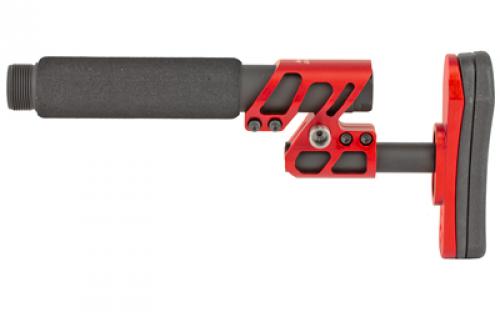 Odin Works Zulu 2.0 Adjustable Stock Kit, Red, Fits AR15 OS-ZULU-KIT-RED