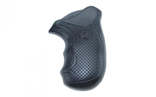 Pachmayr Diamond Pro Grip, Fits S&W J Frame Round Butt, Black 2478