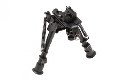 Truglo TAC POD Adjustable Bipod, Pivot, Adaptor, Fits Sling Swivel Stud or Picatinny Rail, 6-9, Black TG-TG8902S