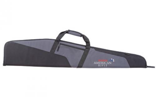 Allen Ruger American Rifle Case, Gray/Black Endura Fabric, 46, Thick Foam Padding 27433