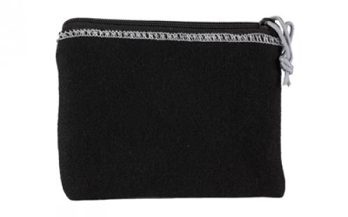 Allen Locking Pistol Pouch, Compact, 5"x7", Fleece, Black 3626