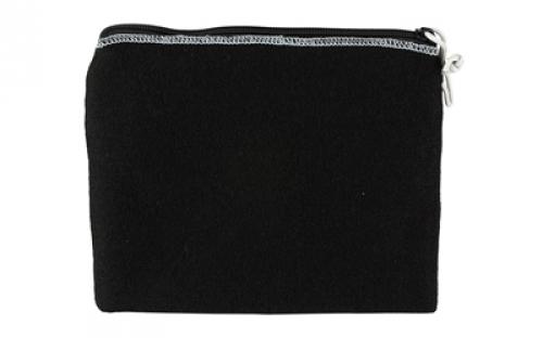 Allen Locking Pistol Pouch, Compact, 9"x7", Fleece, Black 3628