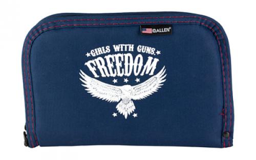 Allen Girls with Guns, Pistol Case, 10, Polyester, Blue 9071