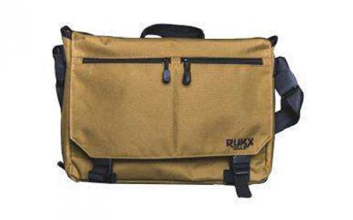 American Tactical Rukx Gear, Discrete Business Bag, w/Concealed Pistol Pocket, 15X11, Tan CTBBT