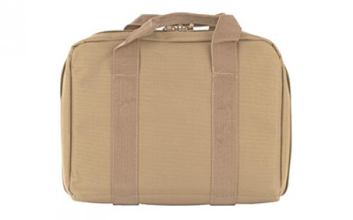 American Tactical Double Pistol Case, Tan ATICTDPCT