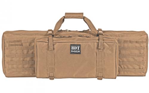 Bulldog Cases Standard Tactical Rifle Case, Fits Single Rifle, 38 Soft Case, Shoulder Strap, Large Front Pocket, Tan BDT30-38T