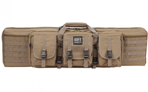 Bulldog Cases Deluxe Tactical Rifle Case, Fits Single Rifle, Three Front Acc. Pockets, Large Main Front Pocket, Back Pack Straps, 36 Soft Case, Tan BDT35-36T