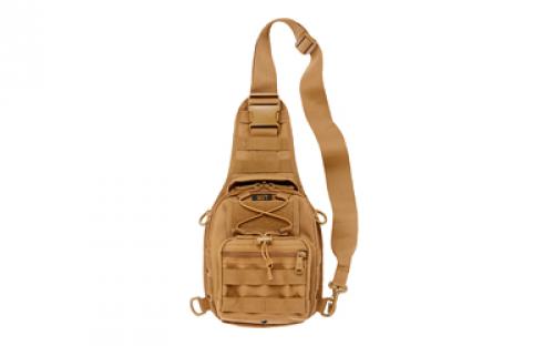 Bulldog Cases Go Sling Bag, X-Small, Tan, Nylon BDT407T