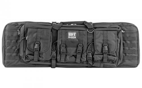 Bulldog Cases Tactical, Double Rifle Case, Black, Nylon, 37 BDT60-37B