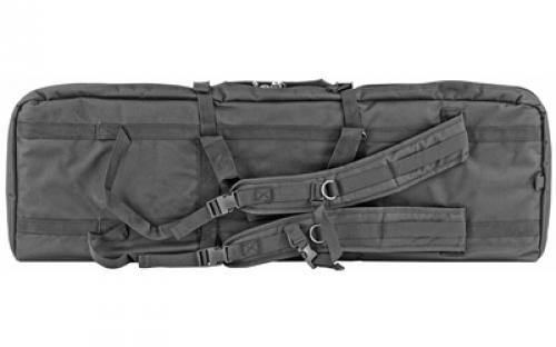 Bulldog Cases Tactical, Double Rifle Case, Black, Nylon, 37" BDT60-37B