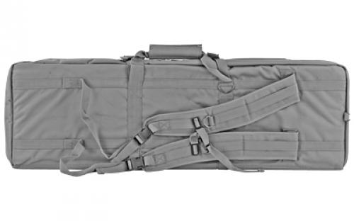 Bulldog Cases Tactical, Double Rifle Case, Seal Gray, Nylon, 37" BDT60-37SG