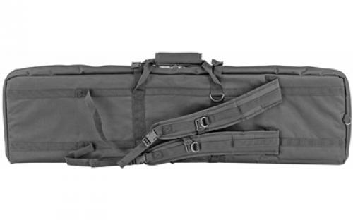 Bulldog Cases Tactical, Double Rifle Case, Black, Nylon, 43" BDT60-43B