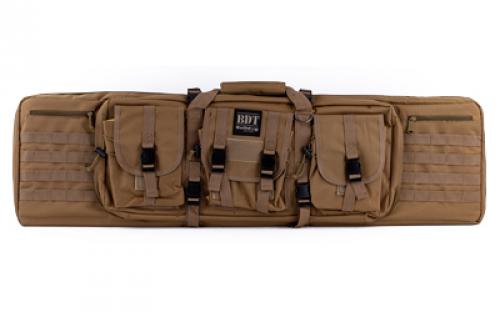 Bulldog Cases Tactical, Double Rifle Case, Tan, Nylon, 43 BDT60-43T