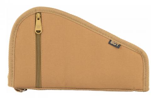 Bulldog Cases Deluxe Pistol Case w/ Pocket and Sleeve, Tan, 12x6 BDT620T