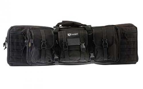 Drago Gear Double Rifle Gun Case, 36, Black 12-301BL