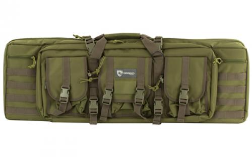 Drago Gear Double Rifle Gun Case, 36, OD Green 12-301GR