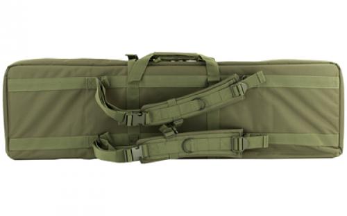 Drago Gear Double Gun Case, Dbl Rfl Cs, OD Green, 600D Polyester, 42" 12-323GR