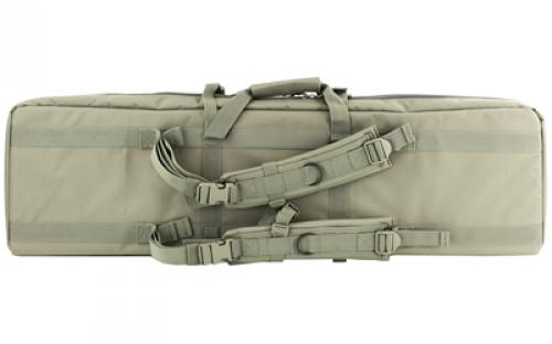 Drago Gear Double Gun Case, Dbl Rfl Cs, Seal Grey, 600D Polyester, 42" 12-323GY