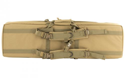 Drago Gear Double Gun Case, Dbl Rfl Cs, Tan, 600D Polyester,42" 12-323TN