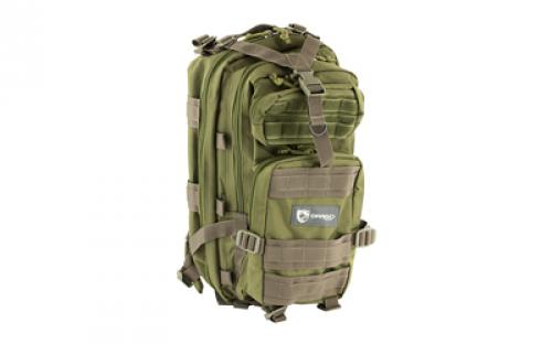 Drago Gear Tracker Backpack, 18x11x11, OD Green 14-301GR